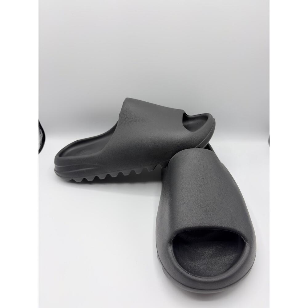 Adidas Yeezy Slides Sandals Shoes Men’s Sz 12 Black New NWOB - Picture 7 of 10